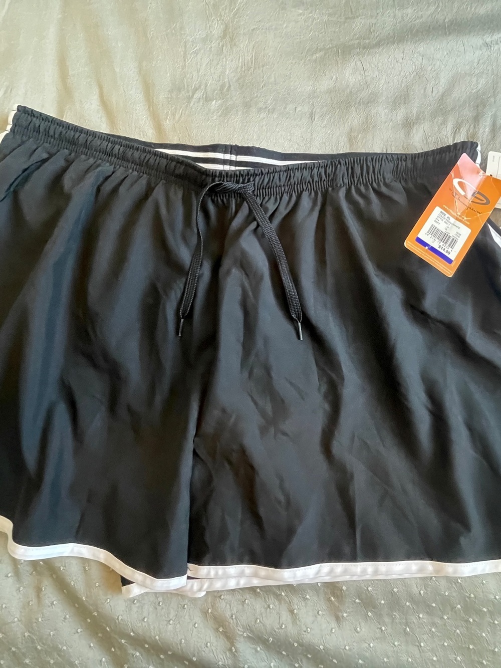 NWT Champion Women's Black Athletic Running Shorts size XL